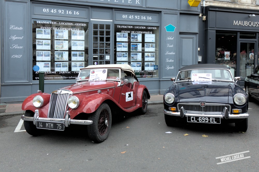 MG TF 1954 et MG B 1965
