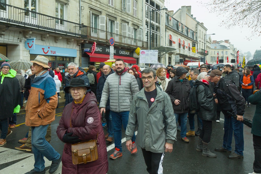 Manifestation retraite Périgueux 31 janvier 2023, janv. 2023