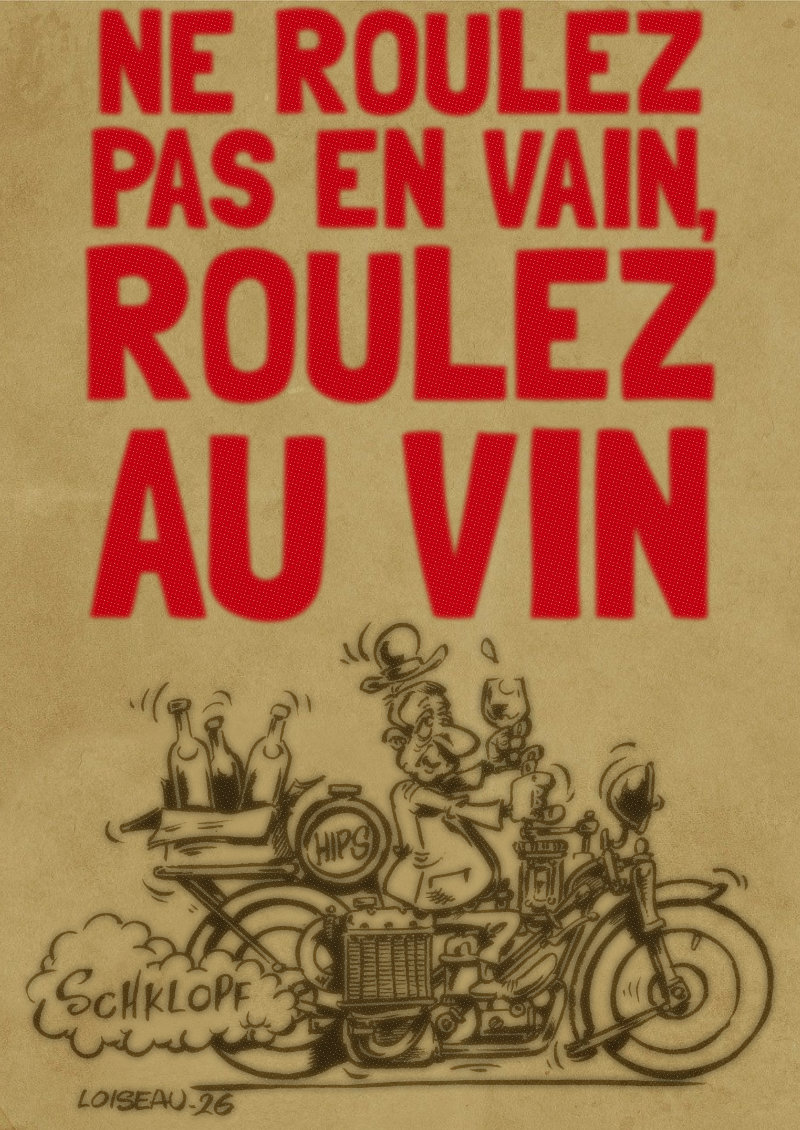 Motocyclette avinée